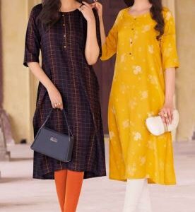 Rayon Print Fancy Style Kurti