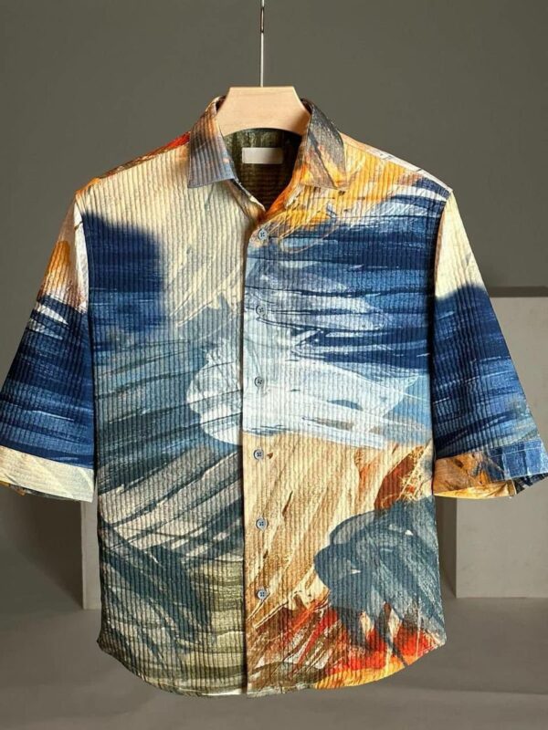 Code Cotton printed shirt
